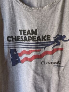 Men's Team Chesapeake Grey Graphic Men’s Tank Top Size L